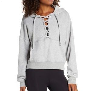 Free people grey hoodie